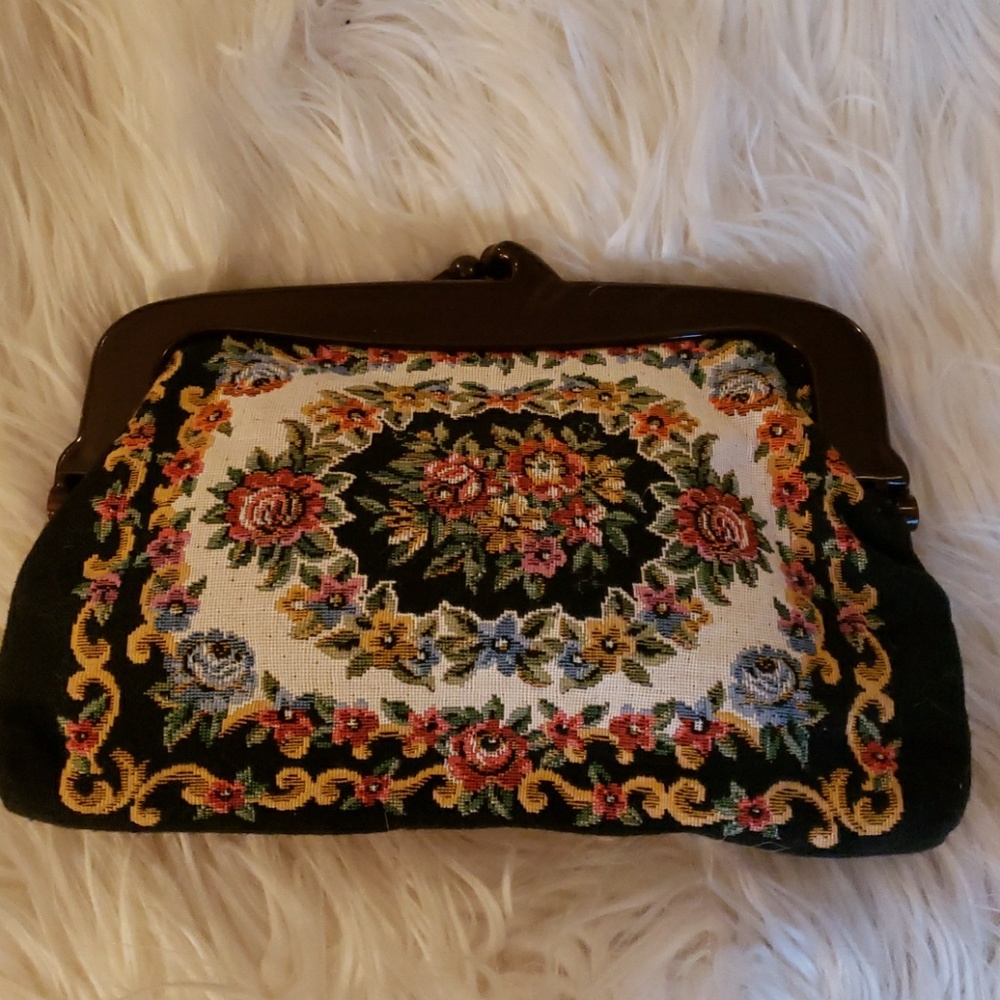Floral Chinoiserie Clutch